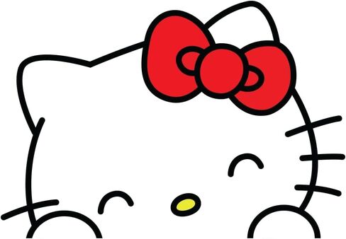 ملصق جرافيك Hello Kitty للكمبيوتر المحمول، وزجاجة المياه، ومصد السيارة، والمرآة، والكمبيوتر المحمول، مقاوم للماء، ومقاوم للطقس، ملصق سانريو لطيف (3.6 بوصة × 5 بوصة) in Saudi Arabia