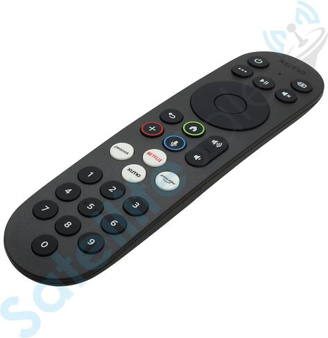 جهاز تحكم عن بعد صوتي Xumo PR3 بديل من SatelliteSale متوافق مع Stream Box XiOne وES1 وSpectrum/Xfinity Stream Boxes وأجهزة تلفزيون XUMO الذكية، بلاستيك ABS أسود مع البطاريات المتضمنة in Kuwait