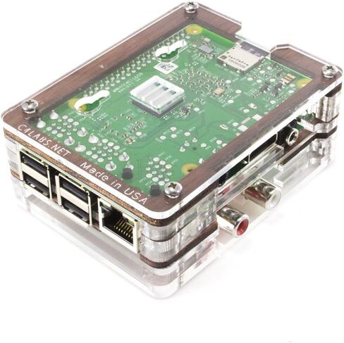Zebra Top HAT for Raspberry Pi 3B+, Pi2 B B+ - Wood Tall Upgrade in Saudi Arabia