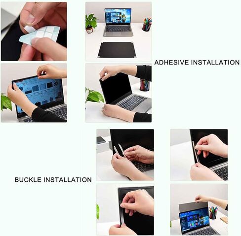 14 Inch Laptop Privacy Screen Shield for 16:10 Widescreen Display, Anti-Peeping Data Security Protective Film, Notebook Anti-Glare & Blue Light Blocking Filter, Reduce Eye Strain in Saudi Arabia