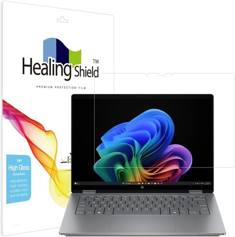 Healingshield Screen Protector Light Oleophobic High Gloss Film Compatible with HP Omnibook X Flip 14-fm0031TU in Saudi Arabia