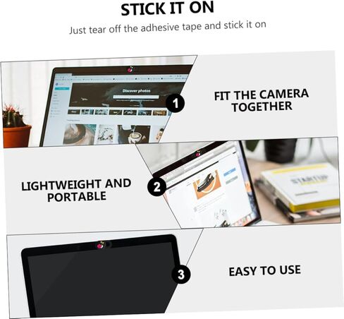 STOBOK Camera Cover Slide Webcam Cover for Thin Easy to Slide Privacy Shield in Saudi Arabia