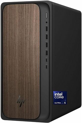 سطح المكتب HP OmniDesk M03 2025 | إنتل ألترا 5 225 10 كور | إنتل جرافيك | واي فاي 6 | بلوتوث 5.4 | 16 جيجابايت DDR5 2 تيرابايت جيجابايت M.2 SSD | Win11 الصفحة الرئيسية | 280 وات | لوحة مفاتيح وماوس سلكي| الخشب الداكن in Kuwait