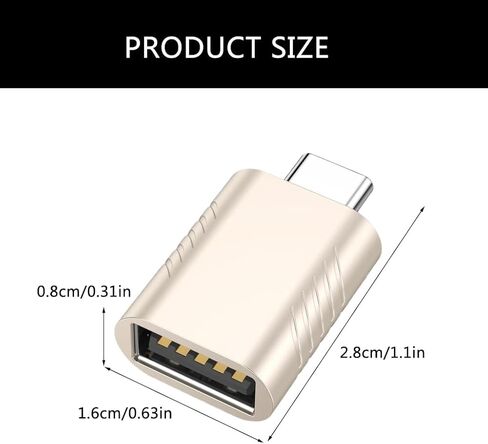 محول USB C إلى USB للتوصيل بسهولة بين كابل USB A ومنفذ USB C على العديد من أدوات التوصيل والتشغيل in Kuwait