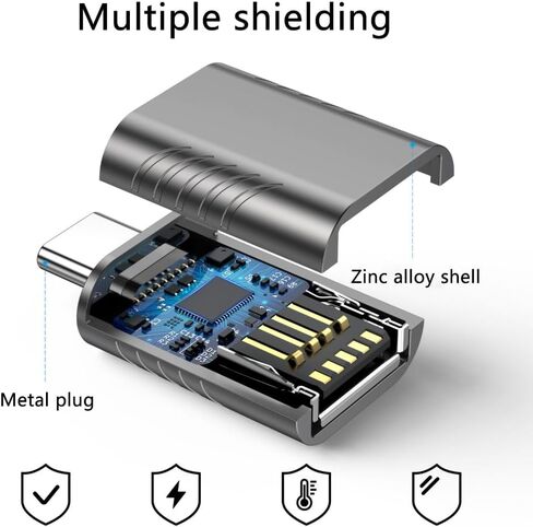 محول USB C إلى USB للتوصيل بسهولة بين كابل USB A ومنفذ USB C على العديد من أدوات التوصيل والتشغيل in Kuwait