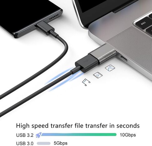 محول USB C إلى USB للتوصيل بسهولة بين كابل USB A ومنفذ USB C على العديد من أدوات التوصيل والتشغيل in Kuwait