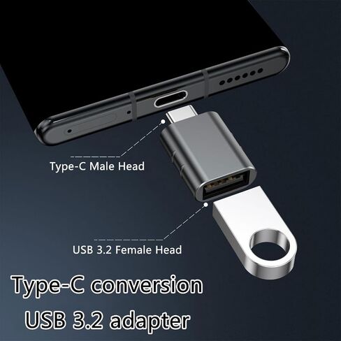 محول USB C إلى USB للتوصيل بسهولة بين كابل USB A ومنفذ USB C على العديد من أدوات التوصيل والتشغيل in Kuwait