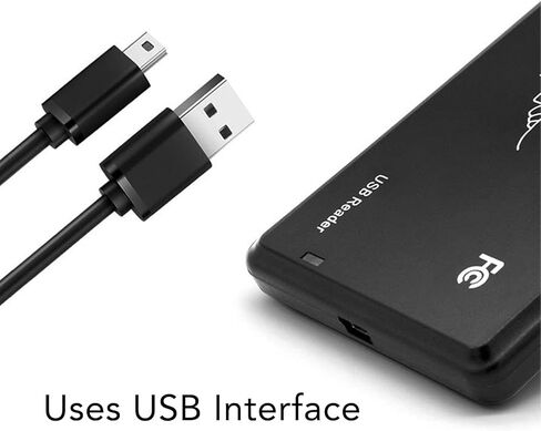 5V 100mA USB Powering ID Card Reader PVC Low Frequency 125KHZ ID Card Reader with USB Interface Access Control Card Issuer for LIUNX in Saudi Arabia