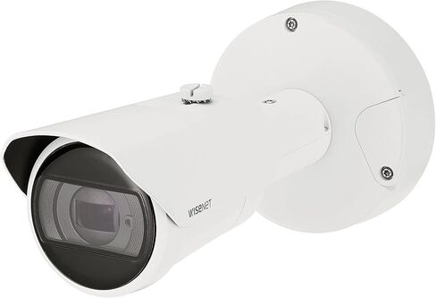 كاميرا Hanwha XNO-C8083R 6MP ICR ExtremeWDR شبكة خارجية H.265 PoE مع عدسة متغيرة البؤرة بمحرك 4.4~9.3 مم (2.1x)، أبيض/ألومنيوم + كمبيوتر شخصي in Kuwait