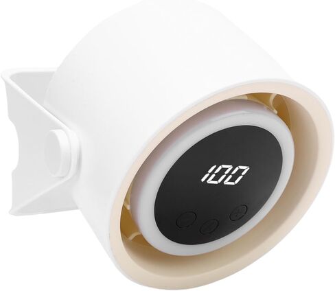 مروحة مكتب، 5 سرعات USB قابلة للشحن مروحة تبريد محمولة مع ضوء للمنزل والمكتب وغرفة النوم والسفر في الهواء الطلق in Kuwait