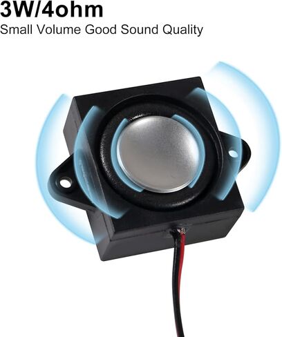 4pcs Mini Speaker 3W 8Ohm for Arduino with JST-PH2.0 Interface for Small Electronic Projects 3.3V 5V in Saudi Arabia