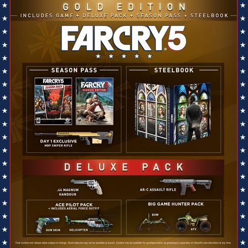 كتاب Far Cry 5 Steel - الإصدار الذهبي لـ Xbox One (متجدد) in Kuwait