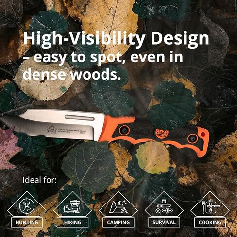 Orange Forever Survival Knife with Nylon Sheath and Firestriker in Saudi Arabia