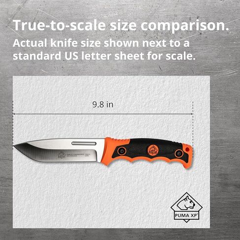 Orange Forever Survival Knife with Nylon Sheath and Firestriker in Saudi Arabia
