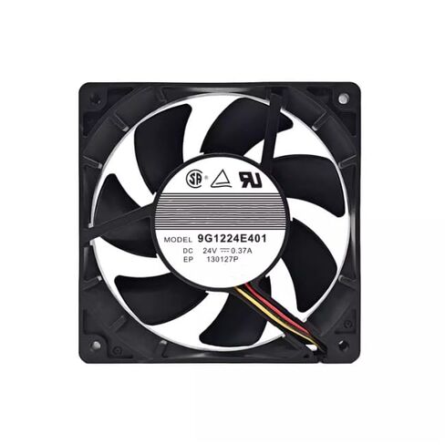 9G1224E401 DC 24V 0.37A 120x120x25mm مروحة تبريد 3 أسلاك in Kuwait
