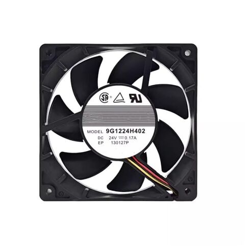 9G1224H402 DC 24V 0.17A 120x120x25mm مروحة تبريد 3 أسلاك in Kuwait