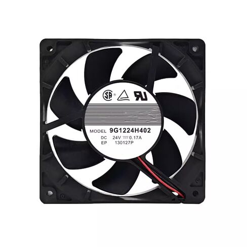9G1224H402 DC 24V 0.17A 120x120x25mm مروحة تبريد بسلكين in Saudi Arabia