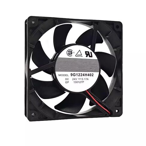 9G1224H402 DC 24V 0.17A 120x120x25mm مروحة تبريد بسلكين in Saudi Arabia