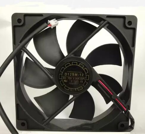 D12SM-12 DC 12V 0.30A 120x120x25mm 2-Wire Cooling Fan in Saudi Arabia