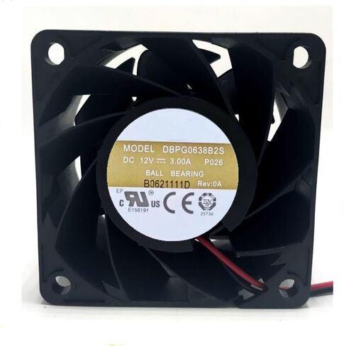DBPG0638B2S DC 12V 3.00A 60x60x38mm مروحة تبريد بسلكين in Saudi Arabia