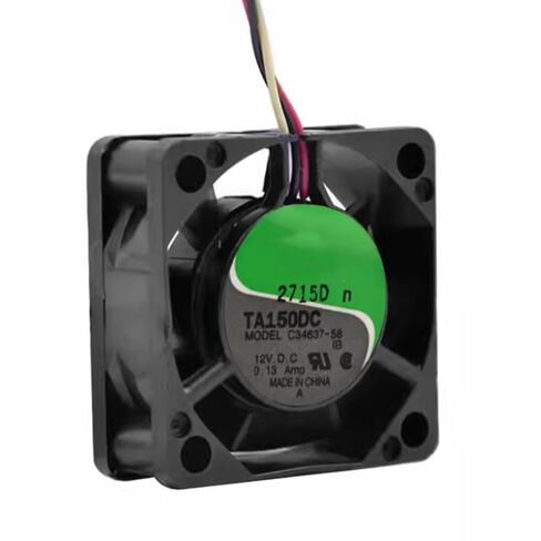 TA150DC C34637-58 DC 12V 0.13A 40x40x20mm مروحة تبريد 3 أسلاك in Saudi Arabia