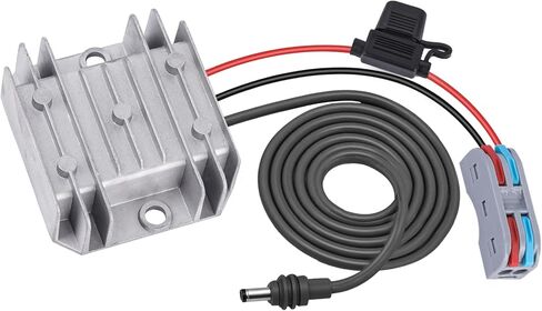 Mini 12V/24V Input to 30V 3.5A Output Power Converter Cable, Mini Power Supply 12V Step Up Adapter Cord with Fuse (1M/3.28Ft) in Saudi Arabia