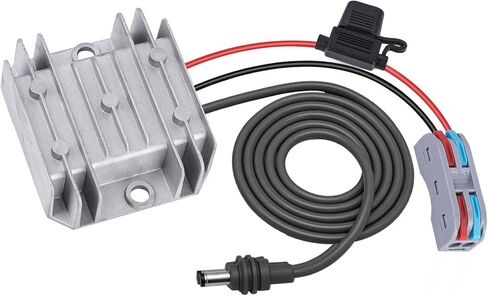 كابل محول طاقة صغير 12 فولت/24 فولت إلى 30 فولت 3.5 أمبير، مزود طاقة صغير 12 فولت سلك محول مع مصهر (1 متر/3.28 قدم) in Kuwait