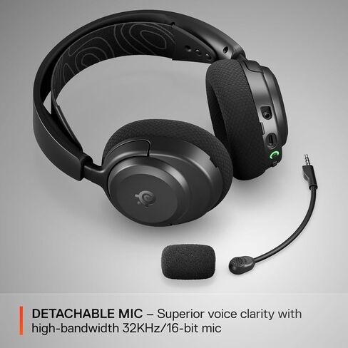 SteelSeries Arctis Nova 3X Wireless Multi-Platform Gaming Headset - Mobile App Control - 40 HR Battery - Neodymium Magnetic Drivers - 2.4GHz/Bluetooth - Xbox, PS, PC, Switch, Mobile - Black (Renewed) in Saudi Arabia