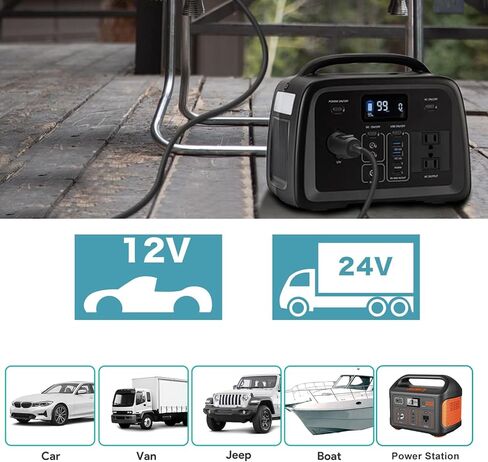 محول سيارة Starlink Mini 12V مع محول تصعيد، كابل طاقة Starlink Mini 12V-24V مدخل 30V 2A ولاعة سجائر 12 فولت، تصميم مقاوم للماء IP67 للشاحنات/RVs/القوارب in Saudi Arabia