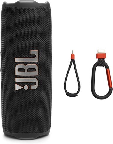 JBL Flip 7 Waterproof Portable Speaker Bundle - Pair (Black) in Kuwait