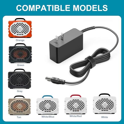 TAIFU 15V 3A Speaker Charger Replacement for Turtlebox Gen 2 & Gen 3: Loud! Outdoor Portable Bluetooth 5.0 Turtle Box Audio Speaker Power Supply Cord in Saudi Arabia