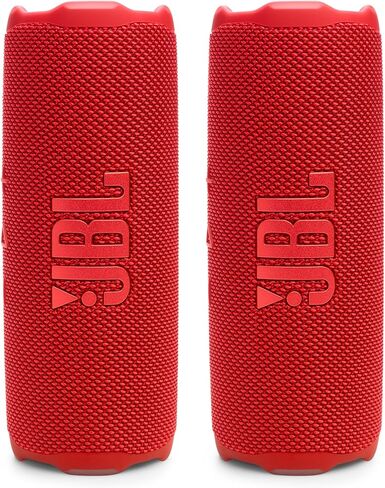 JBL Flip 7 Waterproof Portable Speaker Bundle - Pair (Black) in Kuwait