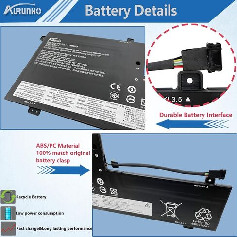 L18M3PFA L18D3PF2 60.3Wh استبدال بطارية الكمبيوتر المحمول لينوفو اليوغا C740-15IML 81TD C740-15IML-81TD001LGE C740-15IML-81TD0040GE C740-15IML-81TD003YGE سلسلة الكمبيوتر المحمول SB10W67375 11.52V in Kuwait