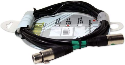 (8) Chauvet DMX3P10FT 10 Foot Male To Female 3 Pin DMX Lighting Cable in Saudi Arabia