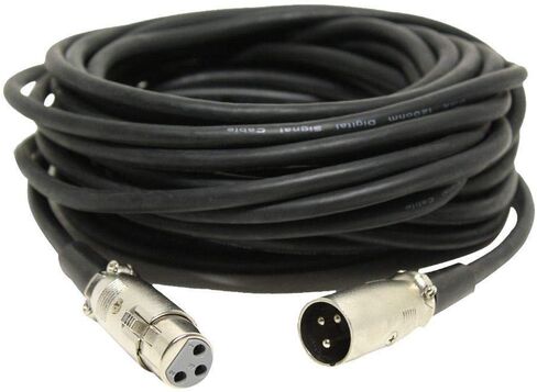 (8) Chauvet DMX3P10FT 10 Foot Male To Female 3 Pin DMX Lighting Cable in Saudi Arabia