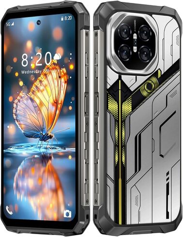 MMY 32+1TB Rugged Armor Unlocked Cell Phone,Smartphone 6.99" HD 68+108MP Night Vision Photography 22000mAh AI Unlocked Phone,Face ID/Fingerprint Unlock/Underwater-Night-Photo/Dual SIM/5G/NFC(Green-B) in Saudi Arabia
