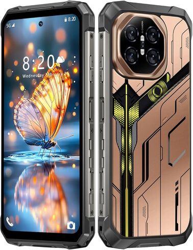 MMY 32+1TB Rugged Armor Unlocked Cell Phone,Smartphone 6.99" HD 68+108MP Night Vision Photography 22000mAh AI Unlocked Phone,Face ID/Fingerprint Unlock/Underwater-Night-Photo/Dual SIM/5G/NFC(Green-B) in Saudi Arabia