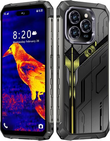 MMY 32+1TB Rugged Armor Unlocked Cell Phone,Smartphone 6.99" HD 68+108MP Night Vision Photography 22000mAh AI Unlocked Phone,Face ID/Fingerprint Unlock/Underwater-Night-Photo/Dual SIM/5G/NFC(Green-B) in Kuwait