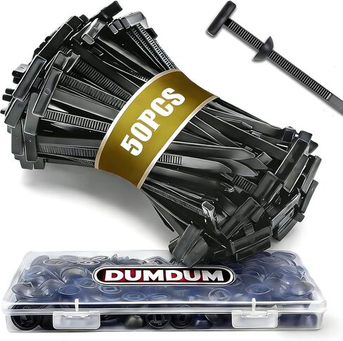 200 قطعة من مشبك ربط الكابل العالمي من النايلون مع صندوق تخزين من البولي بروبيلين - أربطة بسحاب متعددة الوظائف مع دبوس وزر، أدوات تثبيت مقاومة للأشعة فوق البنفسجية لإصلاح السيارة، ومشابك مصد الصدمات والرفارف (200 قطعة) in Kuwait