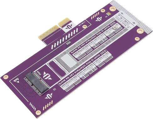 Yunseity PCIE 5.0 X4 SSD Adapter Card, Fit for Air A1465 A1466 2013 to 2017, NVMe PCIe Adapter, for OS X Pro ME253 MD878 2014, 2017 for OS X Air A1465 A1466 in Kuwait