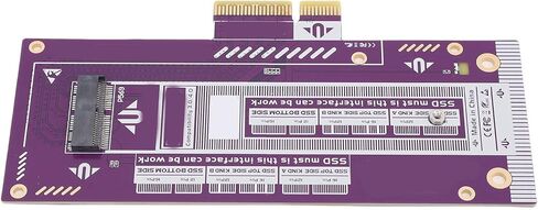 Yunseity PCIE 5.0 X4 SSD Adapter Card, Fit for Air A1465 A1466 2013 to 2017, NVMe PCIe Adapter, for OS X Pro ME253 MD878 2014, 2017 for OS X Air A1465 A1466 in Kuwait
