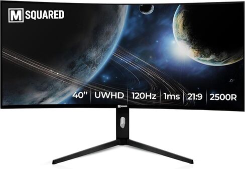 شاشة 40 بوصة فائقة العرض 5K2K | 5120×2160 IPS، 120 هرتز، HDR، سطوع 450 شمعة في المتر المربع، نسبة عرض إلى ارتفاع 21:9، DP 1.4 وHDMI 2.1 | شاشة كبيرة للألعاب والمكتب وتعدد المهام وإنشاء المحتوى in Saudi Arabia