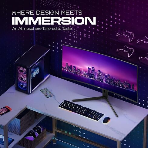 شاشة 40 بوصة فائقة العرض 5K2K | 5120×2160 IPS، 120 هرتز، HDR، سطوع 450 شمعة في المتر المربع، نسبة عرض إلى ارتفاع 21:9، DP 1.4 وHDMI 2.1 | شاشة كبيرة للألعاب والمكتب وتعدد المهام وإنشاء المحتوى in Saudi Arabia