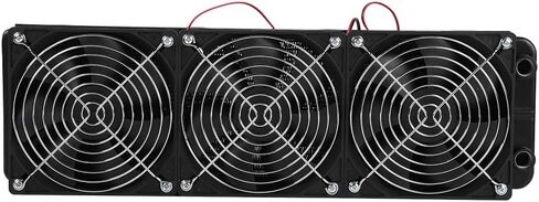 CPU Water Cooling Radiator G1/4 Thread Heat Row Radiator with Fan 18 Tubes (360mm) in Saudi Arabia