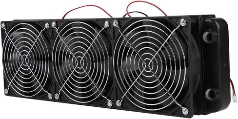 CPU Water Cooling Radiator G1/4 Thread Heat Row Radiator with Fan 18 Tubes (360mm) in Saudi Arabia