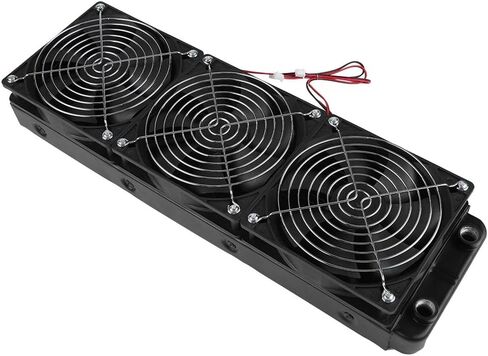 CPU Water Cooling Radiator G1/4 Thread Heat Row Radiator with Fan 18 Tubes (360mm) in Saudi Arabia