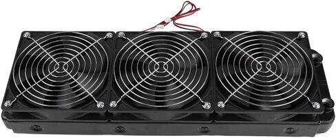 CPU Water Cooling Radiator G1/4 Thread Heat Row Radiator with Fan 18 Tubes (360mm) in Saudi Arabia