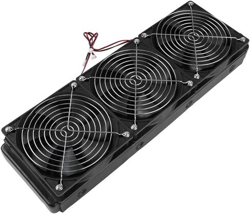 CPU Water Cooling Radiator G1/4 Thread Heat Row Radiator with Fan 18 Tubes (360mm) in Saudi Arabia