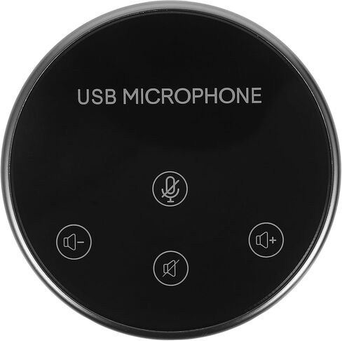 ميكروفون مؤتمر USB متعدد الاتجاهات، ميكروفون سطح المكتب المحمول لأجهزة الكمبيوتر المحمول والكمبيوتر المحمول، التقاط صوت خفيف الوزن للاجتماعات عبر الإنترنت، تسجيل الفيديو، تكبير Skype، سهل التوصيل والتشغيل in Saudi Arabia