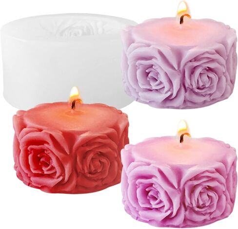 ZAKVOOR 3D Large Christmas Tree Shape Candle Mold Pine Tree Shape Silicone Mold for DIY Candle Making, Holiday Crafts, Soap Molding, Resin Casting in Saudi Arabia